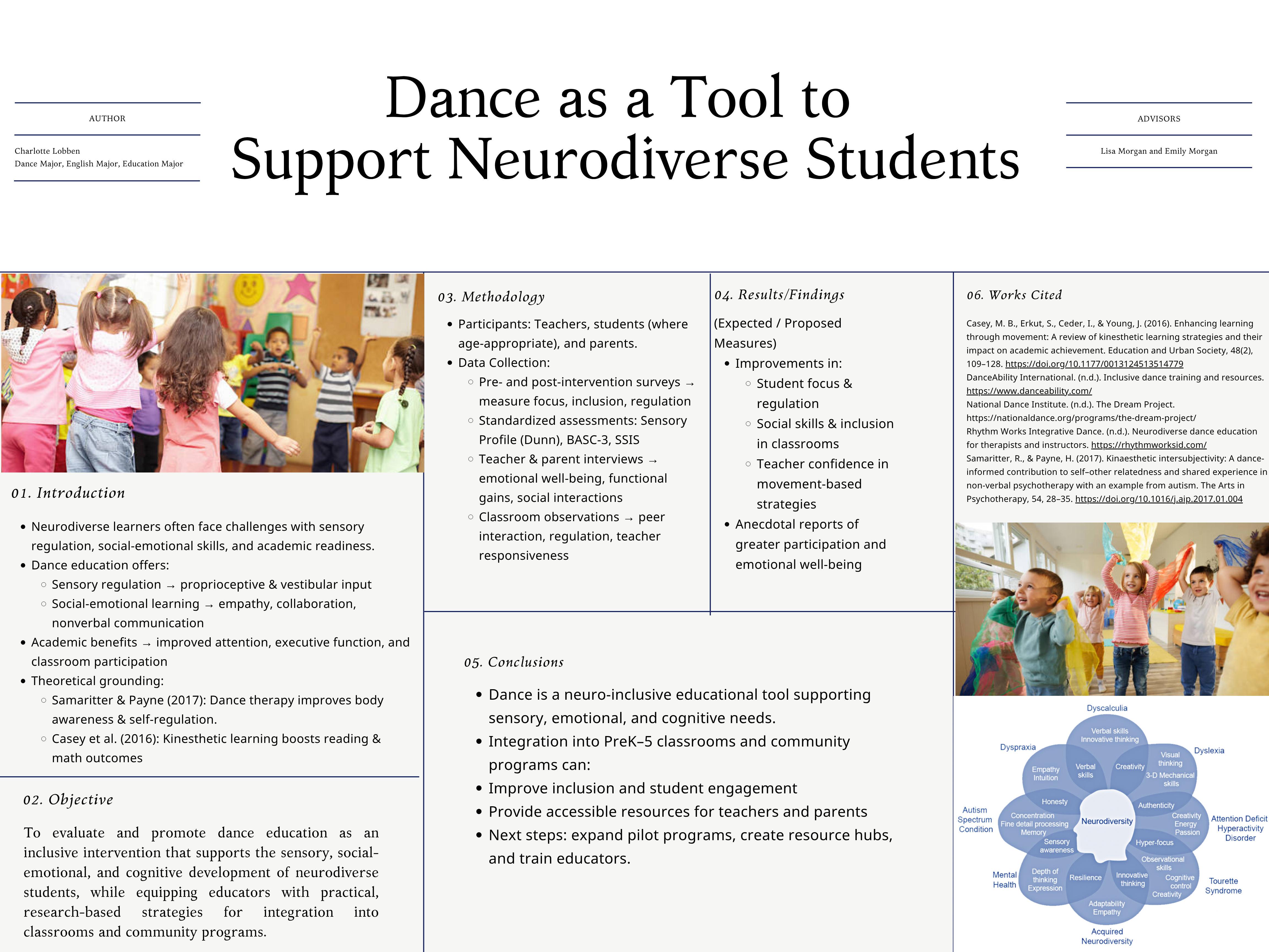 Dance as a Tool to Support Neurodiverse Students 