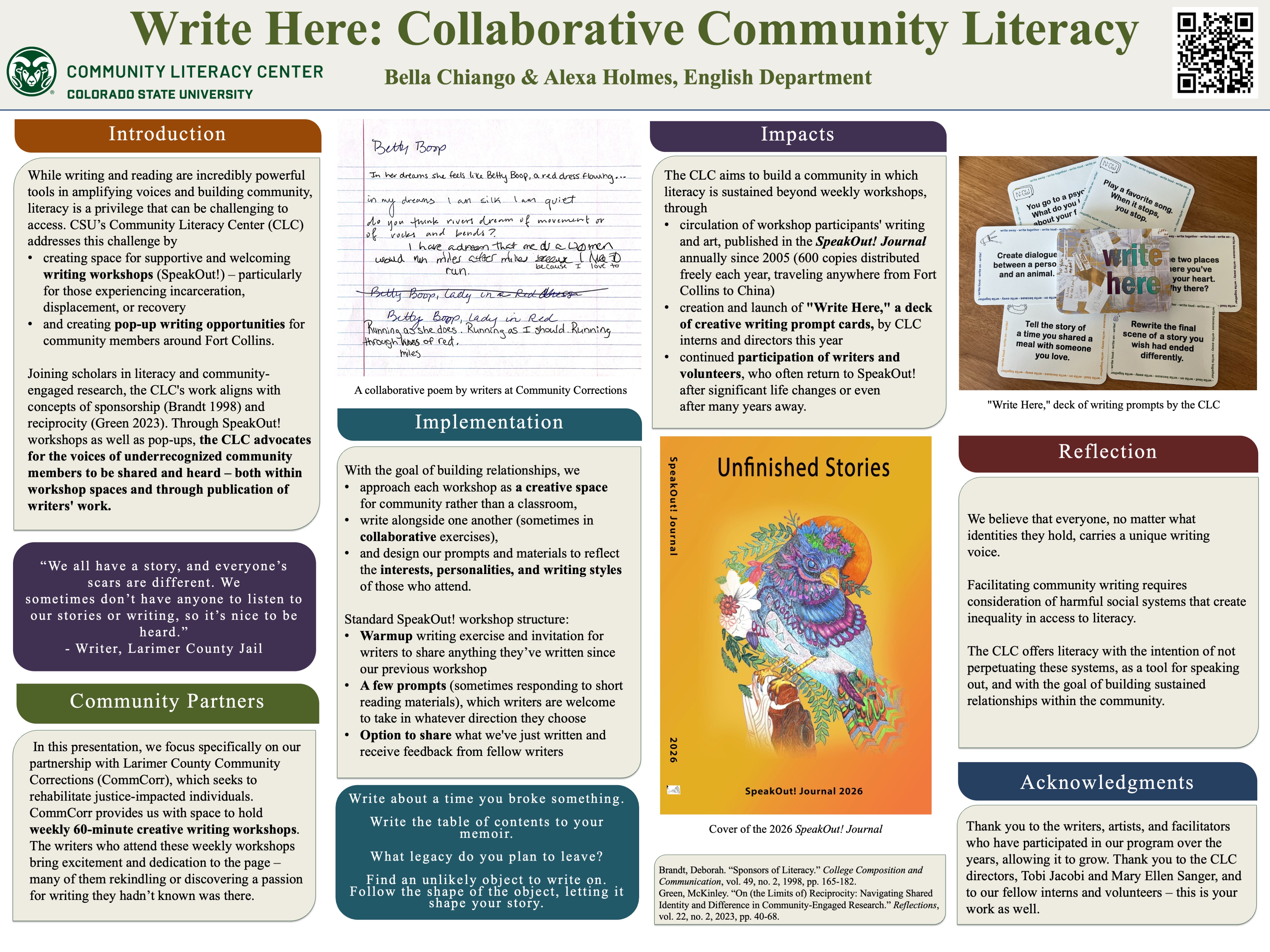 Write Here: Collaborative Community Literacy