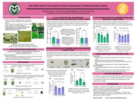 Hop latent viroid: First report of vector transmission in hemp (Cannabis sativa)