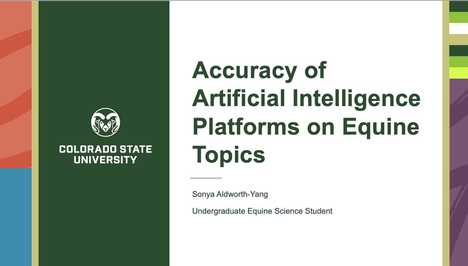 Accuracy of Artificial Intelligence Platforms on Equine Topics 