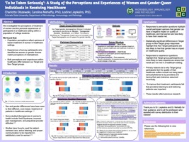 To Be Taken Seriously: Healthcare Perceptions and Experiences Based on Gender