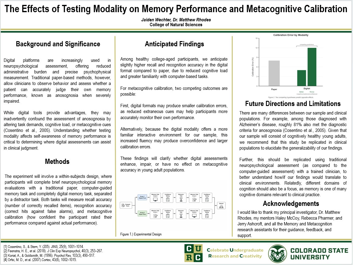 The Effects of Testing Modality on Memory Performance and Metacognitive Calibration