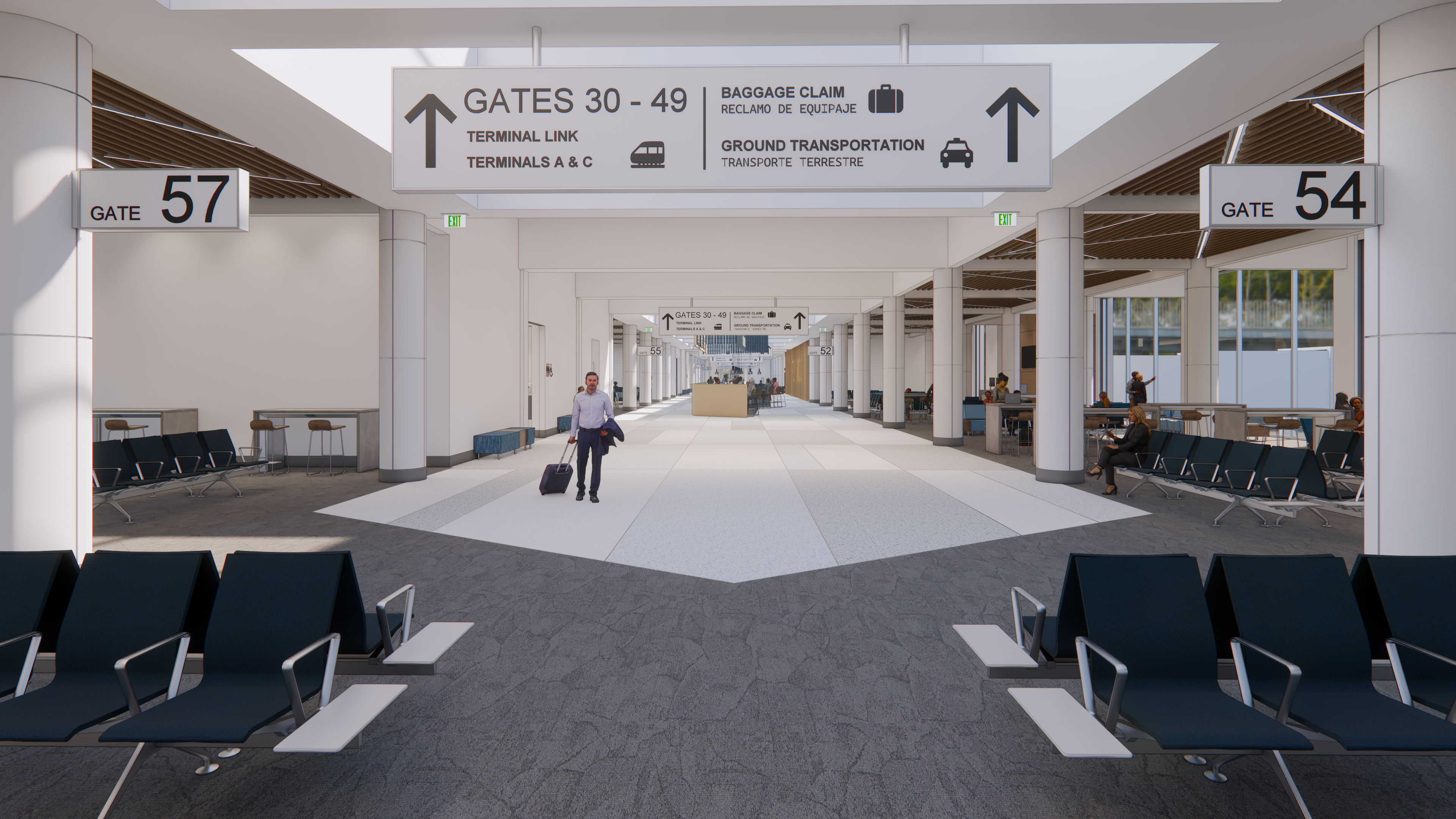 Transforming Sustainability and Well-Being in Public Transportation Facilities: The Sustainable Retrofit of an International Airport