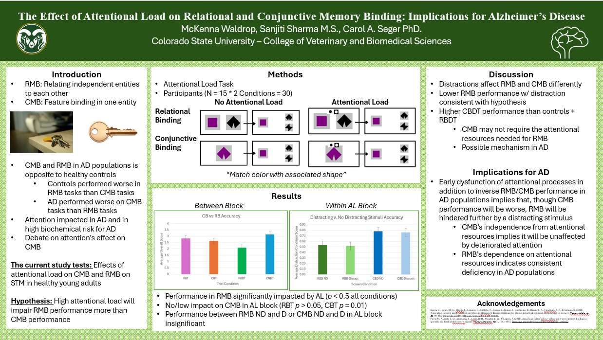 Effect of Attentional Load on Memory Binding: Implications for Alzheimer’s Disease