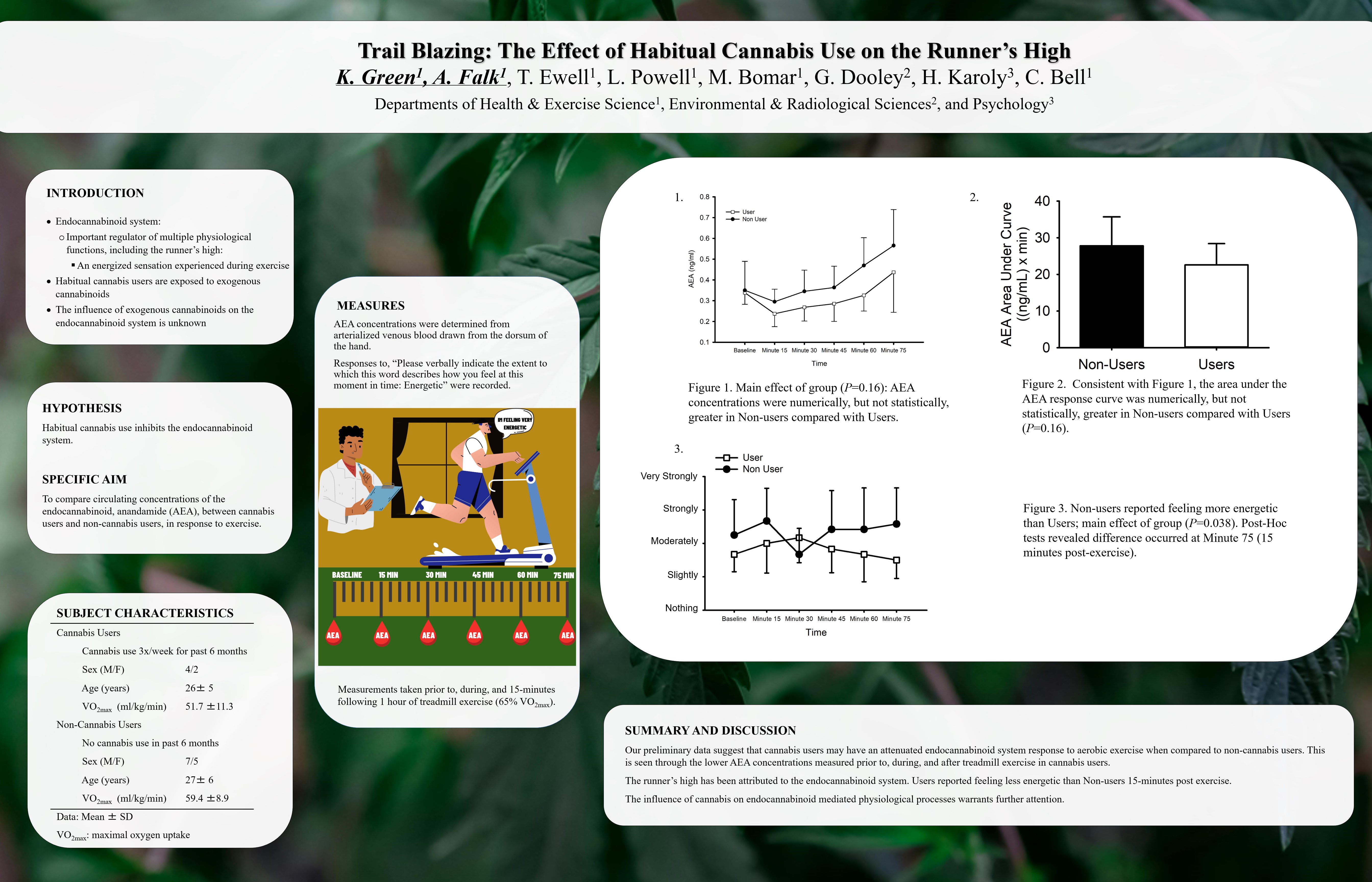 Trail Blazing: The Effect of Habitual Cannabis Use on the Runner’s High