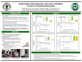 Surgical Nerve Decompression and Lower Limb Motor Function in Peripheral Neuropathy