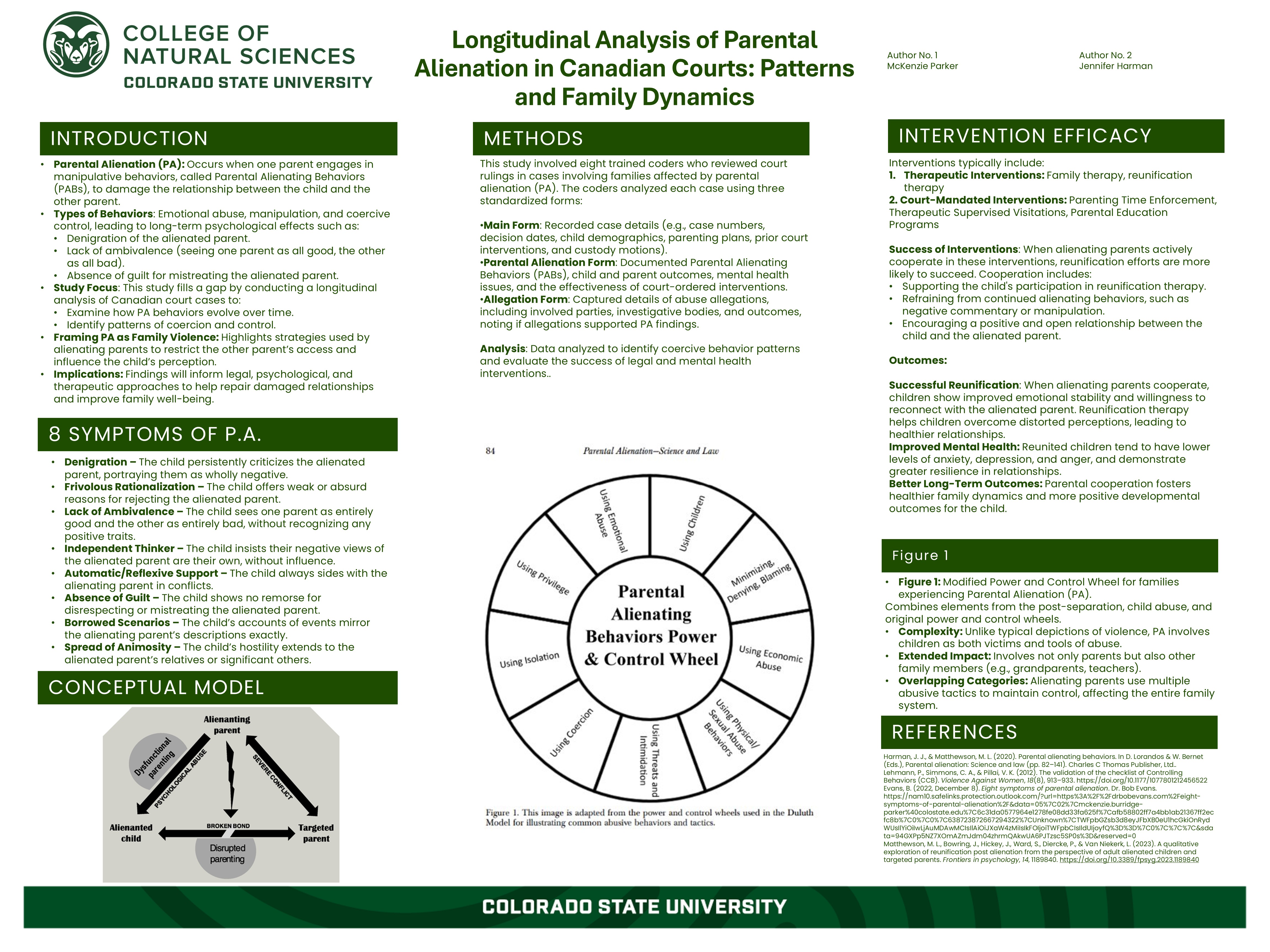 A Longitudinal Analysis of Parental Alienation in Canadian Court Cases: Behavioral Patterns and Family Dynamics 