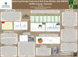 Exploring Storage Features at Bull Draw Shelter, Site 5MF607, Moffat County, Colorado